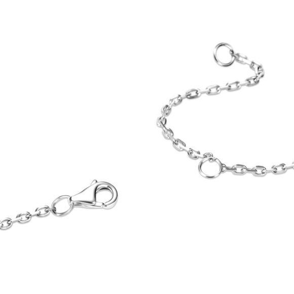 NWOT 925 Sterling silver Masquerade Mask Design W Dangle Cubic Zirconia Pendant - Picture 4 of 4